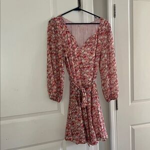 Boutique Timeless Floral  long sleeve dress